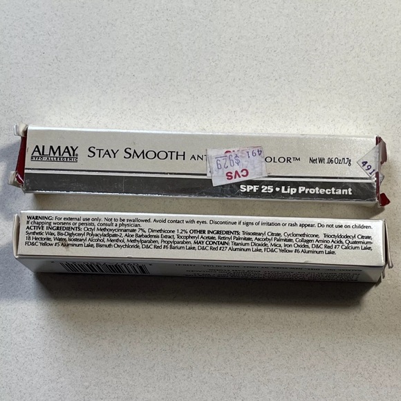 2x ALMAY Stay Smooth Anti-Chap Lipcolor with SPF 25 - Lip Protectant #21 WHISPER - Picture 3 of 6